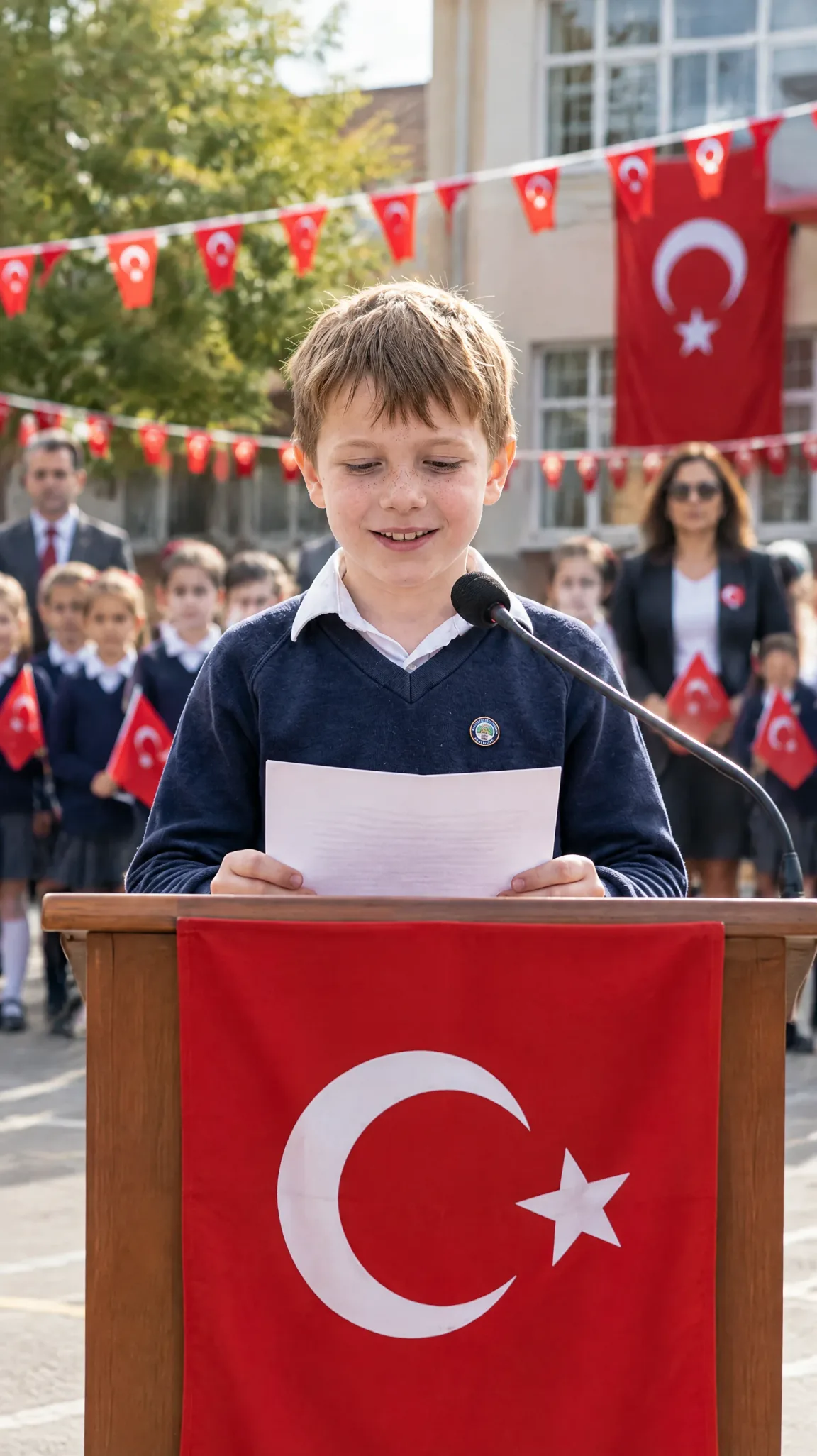 Okulda Şiir Okuyan Çocuk - Sonra